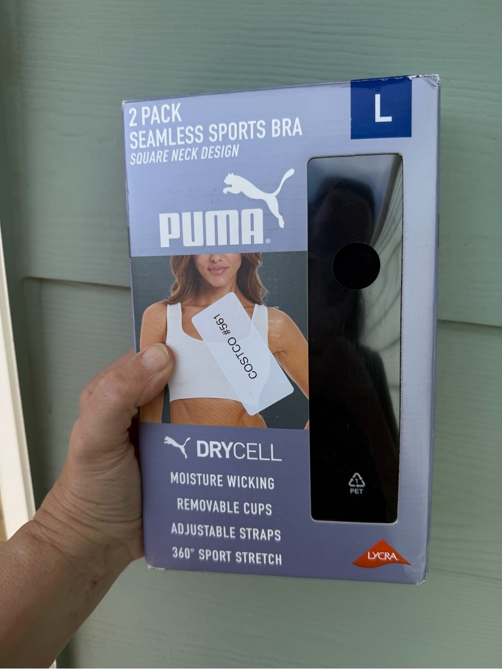 Puma Women's Seamless Sports Bra 2-Pack - Never Worn - Size Large